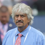 
              FILE - Trainer Steve Asmussen looks on at Churchill Downs, May 3, 2019, in Louisville, Ky. Taiba is the 8-1 choice in the Breeders' Cup Classic horse race Saturday, Nov. 5, 2022, for embattled Hall of Fame trainer Bob Baffert, who makes his Kentucky return after serving a suspension this spring. Asmussen hopes Epicenter provides his third Classic win, while Todd Pletcher looks for his second with Life Is Good. (AP Photo/Gregory Payan, File)
            