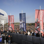 
              A crowd of fans arrive for a NFL match between Tampa Bay Buccaneers and Seattle Seahawks at the Allianz Arena in Munich, Germany, Sunday, Nov. 13, 2022. (AP Photo/Markus Schreiber)
            