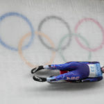 
              FILE - Summer Britcher, of the United States, slides during the luge women's singles run 3 at the 2022 Winter Olympics, Tuesday, Feb. 8, 2022, in the Yanqing district of Beijing. Summer Britcher and Emily Sweeney have been USA Luge teammates for years. They’ve traveled together, they’ve competed together, they’ve gone to the Olympics together, they’ve stood on World Cup podiums together. Being on a sled together was not part of the plan.(AP Photo/Dmitri Lovetsky, File)
            
