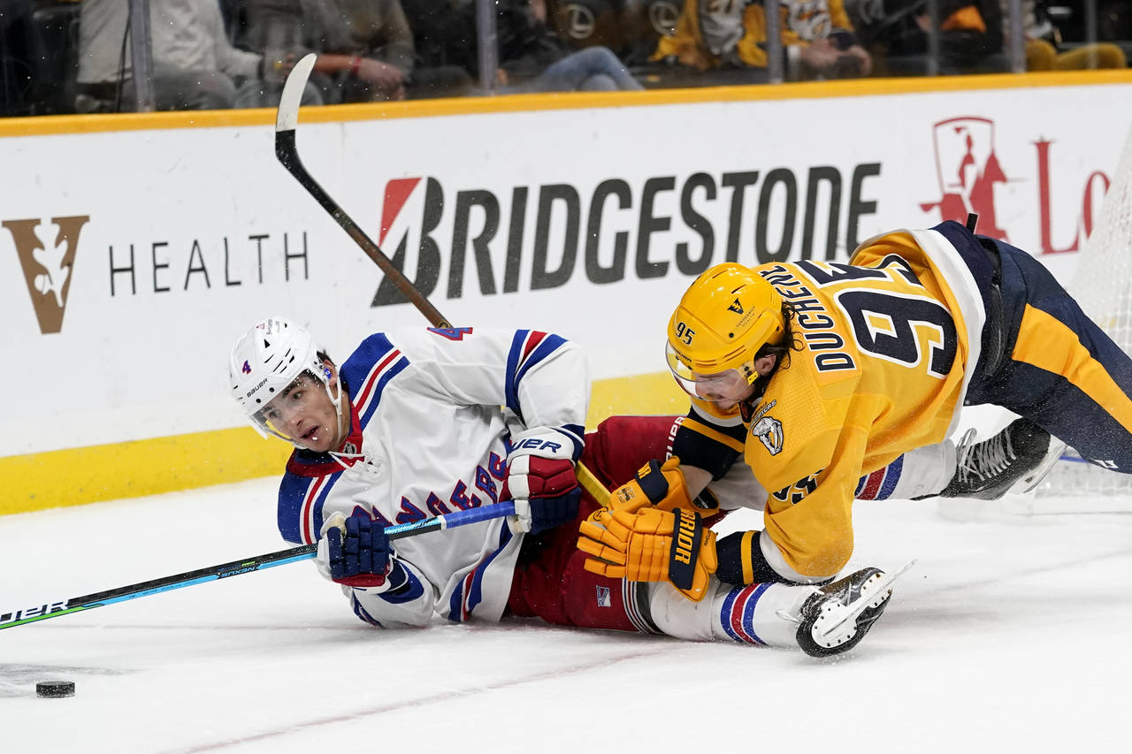 Pärssinen's 1st NHL goal leads Predators over Rangers 2-1 