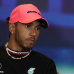 
              Lewis Hamilton of Great Britain and Mercedes reacts in a press conference during previews ahead of the F1 Grand Prix of Abu Dhabi at Yas Marina Circuit in Abu Dhabi, United Arab Emirates, Thursday, Nov. 17, 2022. The Emirates Formula One Grand Prix will take place on Sunday. (AP Photo/Kamran Jebreili)
            