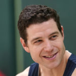 
              Jimmer Fredette speaks during an interview after practice for the USA Basketball 3x3 national team, Monday, Oct. 31, 2022, in Miami Lakes, Fla. (AP Photo/Lynne Sladky)
            