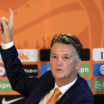 
              Netherlands coach Louis van Gaal meets the media to announce the Netherlands World Cup 2022 squad, at the KNVB Campus in Zeist, Netherlands, Friday, Nov. 11, 2022. (AP Photo/Patrick Post)
            