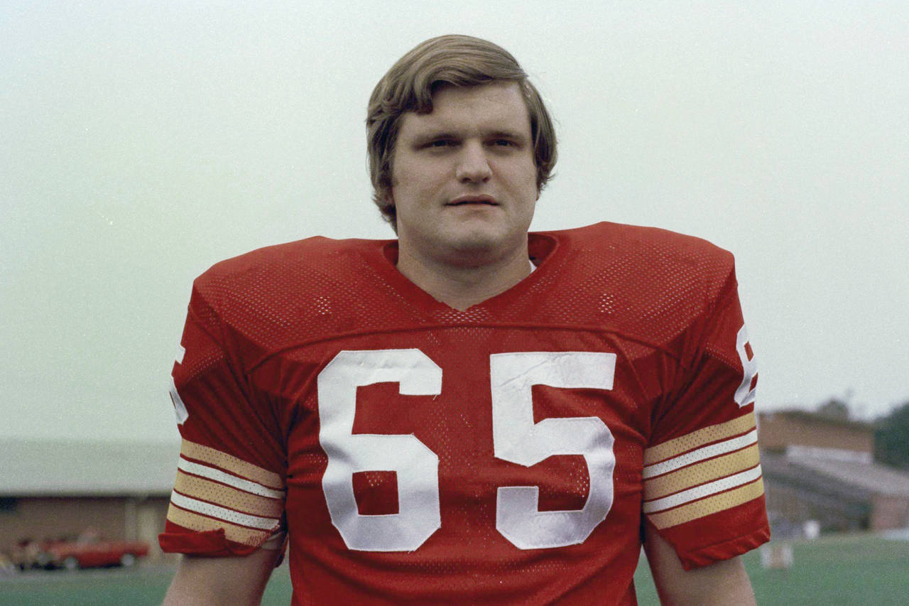 FILE - Washington Redskins defensive end Dave Butz is shown in a 1975 photo. All-Pro defensive line...
