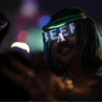 
              Fan wait line for a beer at a fan zone ahead of the FIFA World Cup, in Doha, Qatar Saturday, Nov. 19, 2022. (AP Photo/)
            