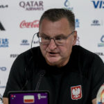 
              Poland's head coach Czeslaw Michniewicz speaks to the media during a press conference at the Qatar National Convention Center on the eve of the group C World Cup soccer match between Mexico and Poland, in Doha, Qatar, Monday, Nov. 21, 2022. (AP Photo/Moises Castillo)
            