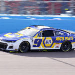 
              Chase Elliott drives during qualifying for the NASCAR Cup Series auto race Saturday, Nov. 5, 2022, in Avondale, Ariz. (AP Photo/Rick Scuteri)
            