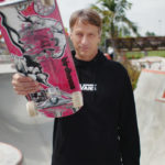 
              In this photo provided by The Skatepark Project, skateboarder Tony Hawk poses for a picture at the Linda Vista Skatepark in San Diego in 2020. (Courtesy of The Skatepark Project via AP)
            