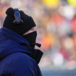 
              Chicago Bears head coach Matt Eberflus watches from the sidelines in the first half of an NFL football game against the Buffalo Bills in Chicago, Saturday, Dec. 24, 2022. (AP Photo/Nam Y. Huh)
            