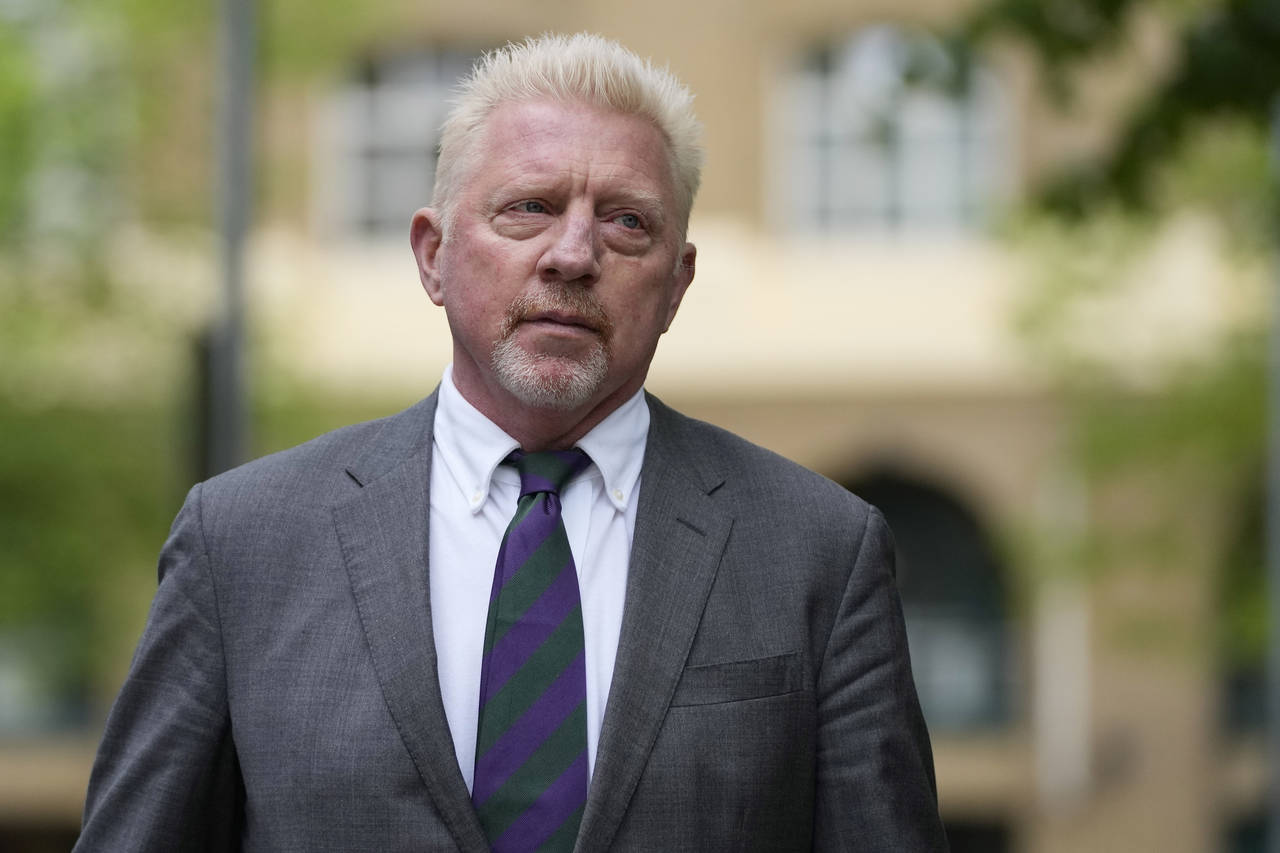 FILE - Former tennis player Boris Becker arrives at Southwark Crown Court in London, Friday, April ...