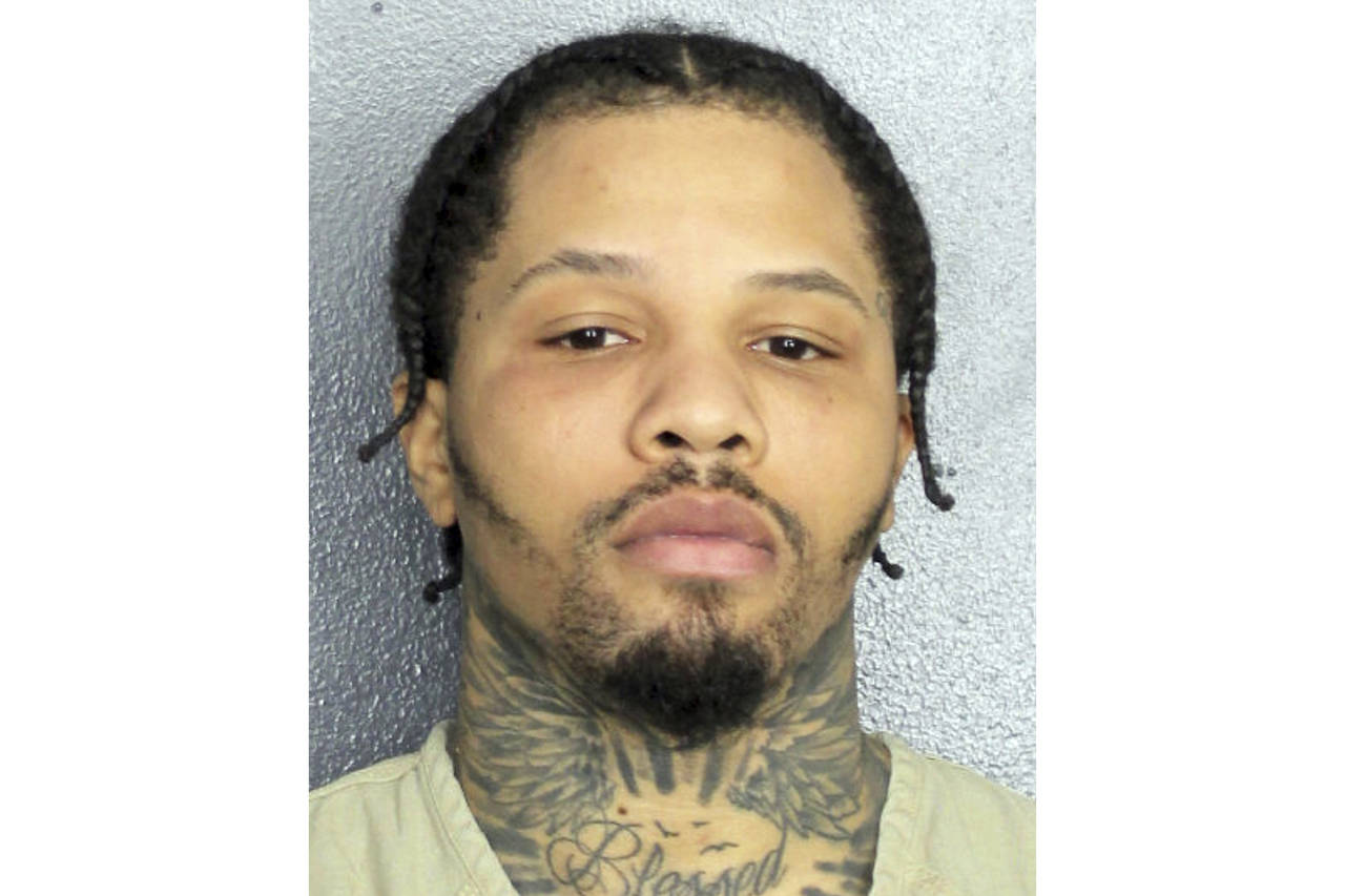 This booking image provided by the Broward County Sheriff's Office shows professional boxer Gervont...