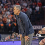 
              Virginia coach Tony Bennett watches during the first half of the team's NCAA college basketball game against James Madison in Charlottesville, Va., Tuesday, Dec. 6, 2022. (AP Photo/Erin Edgerton)
            
