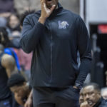 
              Memphis head coach Penny Hardaway signals to his team during the first half of an NCAA college basketball game against Alabama, Tuesday, Dec. 13, 2022, in Tuscaloosa, Ala. (AP Photo/Vasha Hunt)
            