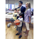 
              FILE - New York Red Bulls midfielder Claudio Reyna, top center, and his wife, Danielle, right, pose with their sons, Jack, 9, Joah, 17 months, and Giovanni, 5, from left, before a news conference in Newark, N.J., July 16, 2008, to announce Reyna's retirement from soccer. The U.S. men's soccer team was plunged into public turmoil Wednesday, Jan. 4, 2023, when the Reyna family said it notified the U.S. Soccer Federation of a decades-old incident involving Gregg Berhalter and his wife in response to the coach’s disparagement of young star Gio Reyna. (AP Photo/Mike Derer, File)
            