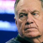 
              New England Patriots head coach Bill Belichick listens to a reporter's question during an availability prior to a football practice, Wednesday, Dec. 28, 2022, in Foxborough, Mass. (AP Photo/Charles Krupa)
            