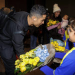 
              In this photo provided by Al Nassr Club, Cristiano Ronaldo arrives at Riyadh International Airport, late Monday, Jan. 2, 2023. Ronaldo completed a lucrative move to Saudi Arabian club Al Nassr on Friday in a deal that is a landmark moment for Middle Eastern soccer but will see one of Europe's biggest stars disappear from the sport's elite stage. (Courtesy of Al Nassr Club via AP)
            