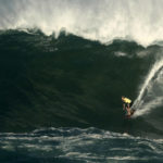 
              John John Florence, the reigning champion of The Eddie Aikau Big Wave Invitational surfing contest, takes off on his first wave of the day in Hawaii's Waimea Bay on Oahu’s North Shore during the The Eddie, Sunday, Jan. 22, 2023. (Jamm Aquino/Honolulu Star-Advertiser via AP)
            