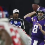 
              Minnesota Vikings' Kirk Cousins thorws during the second half of an NFL wild card football game against the New York Giants Sunday, Jan. 15, 2023, in Minneapolis. (AP Photo/Bruce Kluckhohn)
            