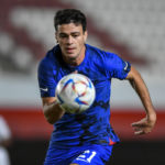 
              FILE - United States' Gio Reyna chases the ball during an international friendly soccer match between Saudi Arabia and the United States in Murcia, Spain, Sept. 27, 2022. The U.S. men's soccer team was plunged into public turmoil Wednesday, Jan. 4, 2023, when the Reyna family said it notified the U.S. Soccer Federation of a decades-old incident involving Gregg Berhalter and his wife in response to the coach’s disparagement of young star Gio Reyna. (AP Photo/Jose Breton, File)
            