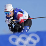 
              Jessie Diggins competes during the women's team sprint classic cross-country skiing competition at the 2022 Winter Olympics on Feb. 16, 2022, in Zhangjiakou, China. U.S. Ski & Snowboard announced Wednesday, Feb. 15, 2023, that Diggins’ home state of Minnesota will host a World Cup cross country ski event next February — a rare home-course advantage for the Americans. The races will be held at a scenic park in the middle of Minneapolis.  (AP Photo/Aaron Favila, File)
            