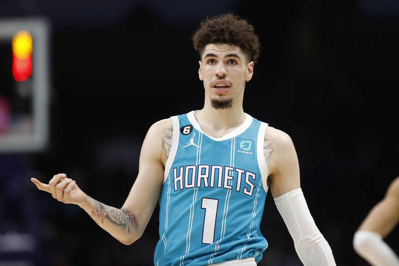 NBA - LaMelo Ball was 1 of 7 Charlotte Hornets players to