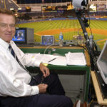 
              FILE -  Baseball announcer Tim McCarver poses in the press box before the start of Game 2 of the American League Division Series on Oct. 2, 2003 in New York. McCarver, the All-Star catcher and Hall of Fame broadcaster who during 60 years in baseball won two World Series titles with the St. Louis Cardinals and had a long run as the one of the country's most recognized, incisive and talkative television commentators, died Thursday morning, Feb. 16, 2023, in Memphis, Tenn., due to heart failure, baseball Hall of Fame announced. He was 81.  (AP Photo/Kathy Willens, File)
            