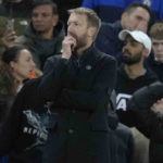 
              Chelsea's head coach Graham Potter reacts during the English Premier League soccer match between Chelsea and Southampton at the Stamford Bridge stadium in London, Saturday, Feb. 18, 2023. (AP Photo/Kirsty Wigglesworth)
            