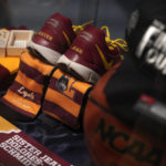 
              Sister Jean memorabilia from the 2018 NCAA Final Four season sits on display in a museum gallery dedicated to the life of the now 103-year-old Catholic nun, on Tuesday, Jan. 24, 2023, in Chicago. Sister Jean Dolores Schmidt is publishing her first book, "Wake Up with Purpose: What I've Learned in My First Hundred Years," in which she tells her story and offers life lessons and spiritual guidance. (AP Photo/Jessie Wardarski)
            