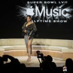 
              Rihanna poses for a photo after a halftime show news conference ahead of the Super Bowl 57 NFL football game, Thursday, Feb. 9, 2023, in Phoenix. (AP Photo/Mike Stewart)
            