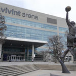 
              A statue of former Utah Jazz player Karl Malone is shown in front of the Vivint Arena before the start of the NBA basketball All-Star weekend Wednesday, Feb. 15, 2023, in Salt Lake City. More than 60 players are making their way to Salt Lake City for All-Star weekend, some of them for the first time, one of them for the 19th time. And while some events will tout the league's future, many will be celebrating the past.(AP Photo/Rick Bowmer)
            