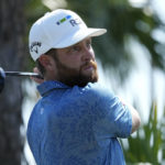 
              Chris Kirk watches his shot from the second tee during the final round of the Honda Classic golf tournament, Sunday, Feb. 26, 2023, in Palm Beach Gardens, Fla. (AP Photo/Lynne Sladky)
            