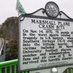 
              FILE - A memorial plaque is displayed at the site of a 1970 plane crash that killed 75 people, including 36 Marshall football players, on Oct. 24, 2020, near Huntington, W.Va. A bill has won final legislative approval Wednesday, Feb. 15, 2023, in West Virginia, that would establish an annual day of recognition for the worst sports disaster in U.S. history. (AP Photo/John Raby, File)
            