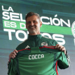 
              Diego Cocca is presented as Mexico's national soccer team new coach at a news conference in Mexico City, Friday, Feb. 10, 2023. (AP Photo/Marco Ugarte)
            