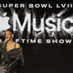 
              Rihanna poses for a photo after a halftime show news conference ahead of the Super Bowl 57 NFL football game, Thursday, Feb. 9, 2023, in Phoenix. (AP Photo/Mike Stewart)
            
