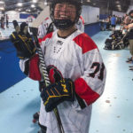 
              In this photo provided by Nick Gray, Vivienne Gray poses for a photo prior to a game of inline hockey in Brisbane, Australia, April 2, 2021. Gray doesn't fit the same profile as former or current professional athletes forced to live with the ongoing effects of concussions. The 33-year-old cardiac care nurse has been fighting the side effects of a concussion following a collision with an opposing player during an inline hockey game nearly two years ago. (Nick Gray via AP)
            