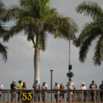 
              Baseball fans watch during a spring training baseball game as the Baltimore Orioles and the Pittsburgh Pirates play, Tuesday, Feb. 28, 2023, in Bradenton, Fla. (AP Photo/Brynn Anderson)
            