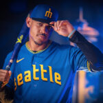 Julio Rodríguez in the Seattle Mariners City Connect uniform. (Photo provided by Seattle Mariners)