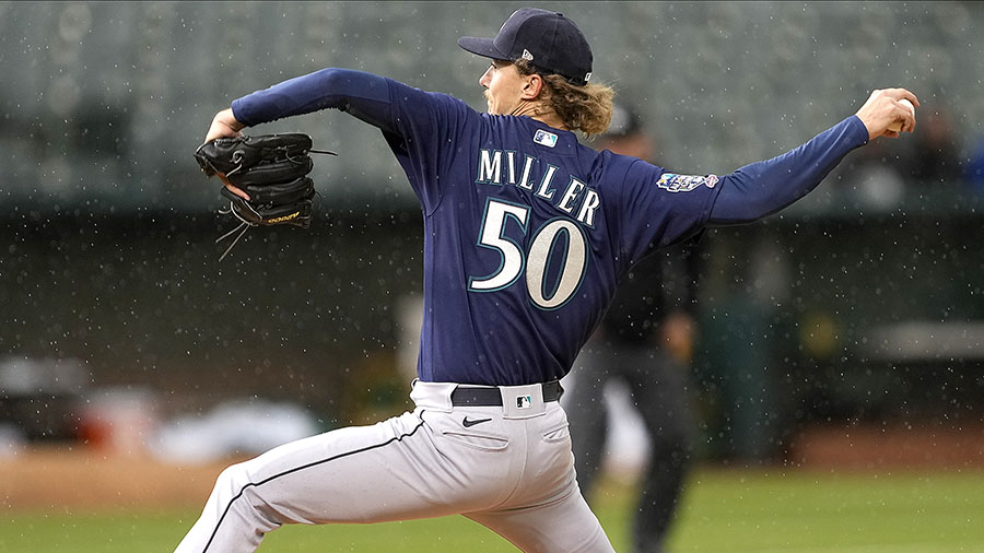 Seattle Mariners Bryce Miller...