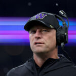 SEATTLE, WASHINGTON - OCTOBER 21: Head coach Kalen DeBoer of the Washington Huskies looks on during the first quarter against the Arizona State Sun Devils at Husky Stadium on October 21, 2023 in Seattle, Washington. (Photo by Steph Chambers/Getty Images)
