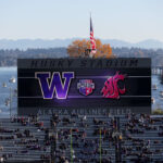 SEATTLE, WASHINGTON - NOVEMBER 25: A general view before the 115th Apple Cup between the Washington Huskies and the Washington State Cougars at Husky Stadium on November 25, 2023 in Seattle, Washington. (Photo by Steph Chambers/Getty Images)