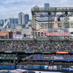 SEATTLE, WASHINGTON - JANUARY 01:  A view of T-Mobile Park during the first period of the game between the Seattle Kraken and the Vegas Golden Knights on January 01, 2024 in Seattle, Washington. (Photo by Alika Jenner/Getty Images)