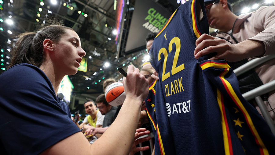 Caitlin Clark fuels 'incredible' night in first game vs Seattle Storm