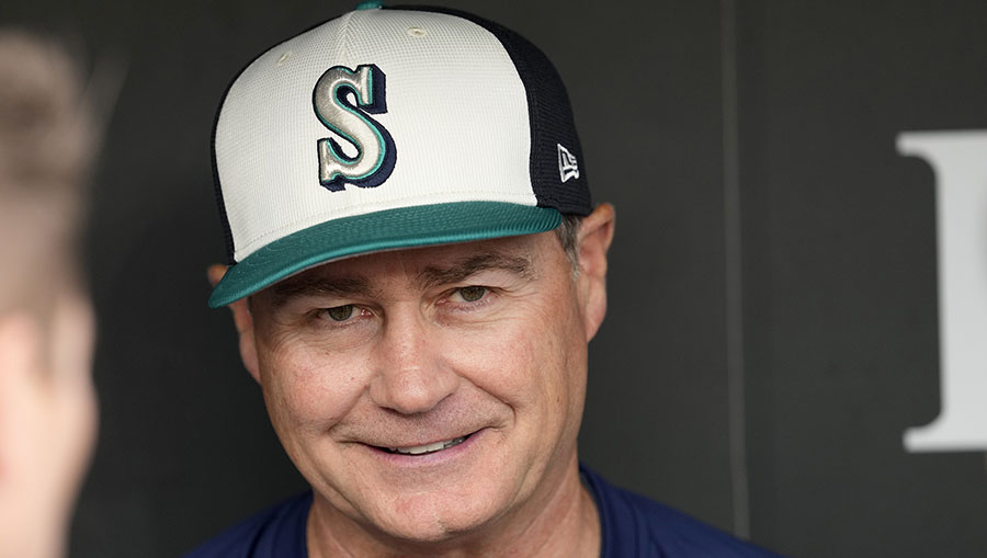 Seattle Mariners manager Scott Servais...