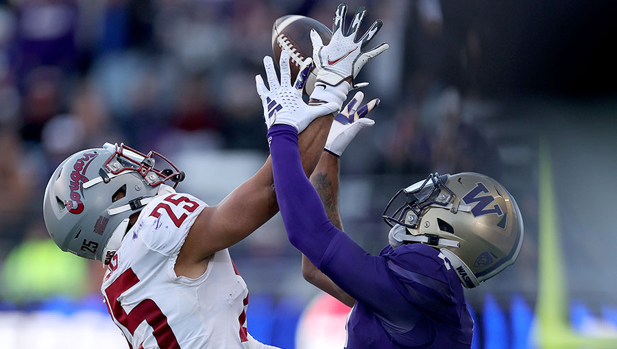 UW Huskies vs. WSU Cougars in Apple Cup...