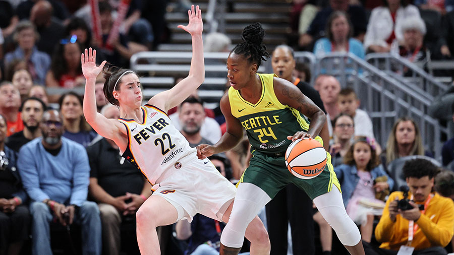 Seattle Storm Jewell Loyd Caitlin Clark...