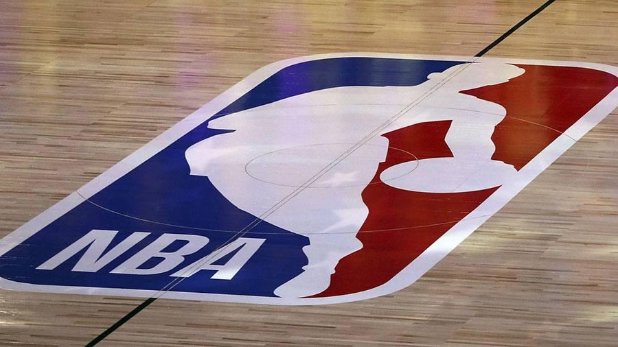 NBA court general logo...