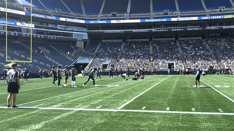 Observations from Seattle Seahawks' practice at Lumen Field