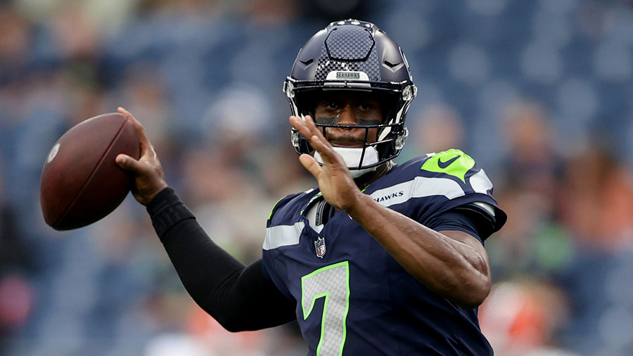 Seattle Seahawks QB Geno Smith...