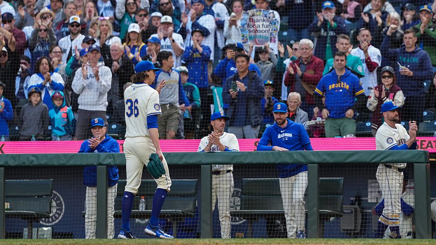 The fun twist to a brilliant outing by Seattle Mariners' Logan Gilbert