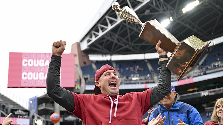 Coach suggests retiring Apple Cup trophy, keeping it at WSU